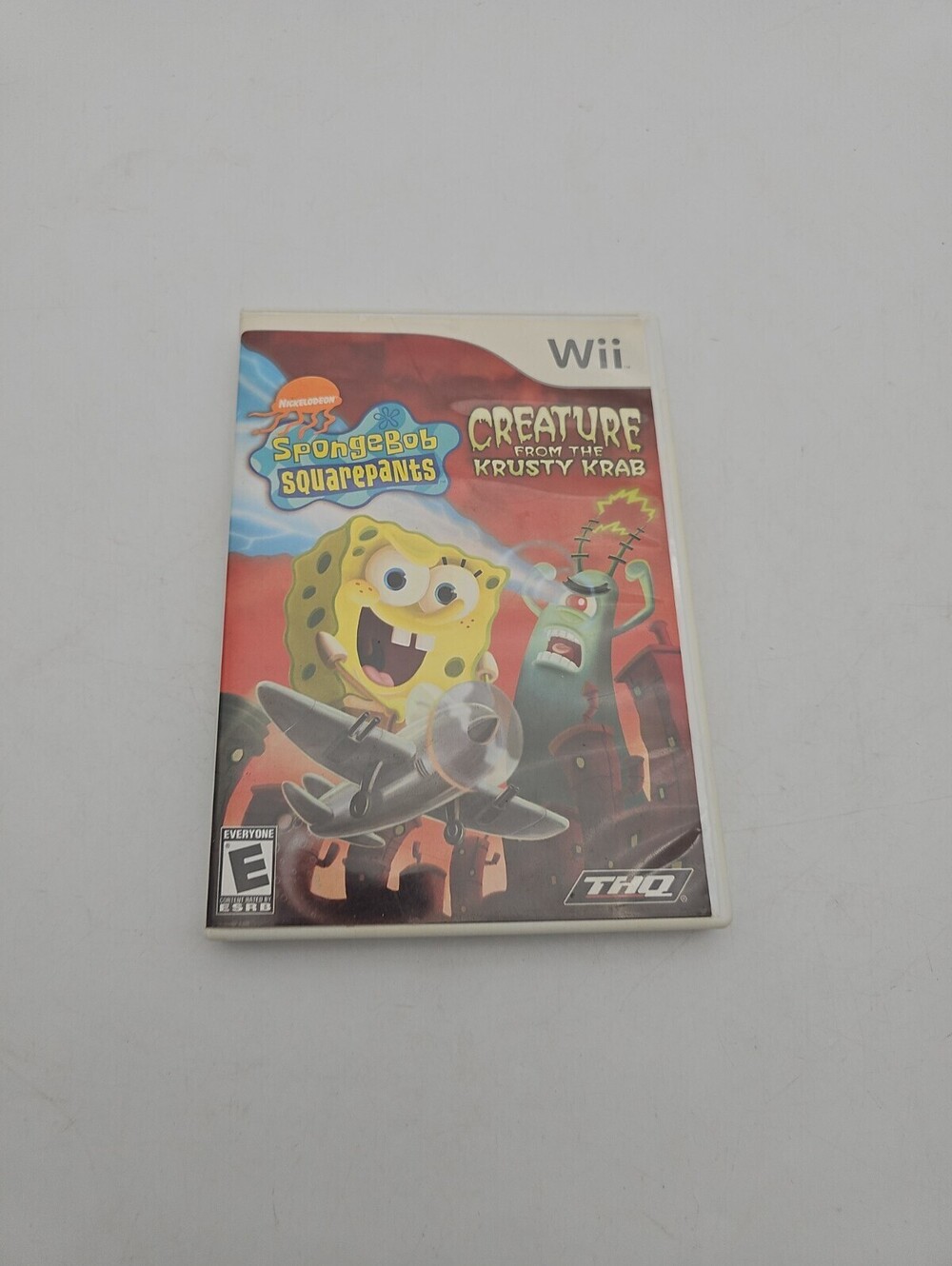 SpongeBob SquarePants Creature from the Krusty Krab Nintendo Wii CIB Complete